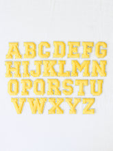 Letter Patch - Sunflower Yellow